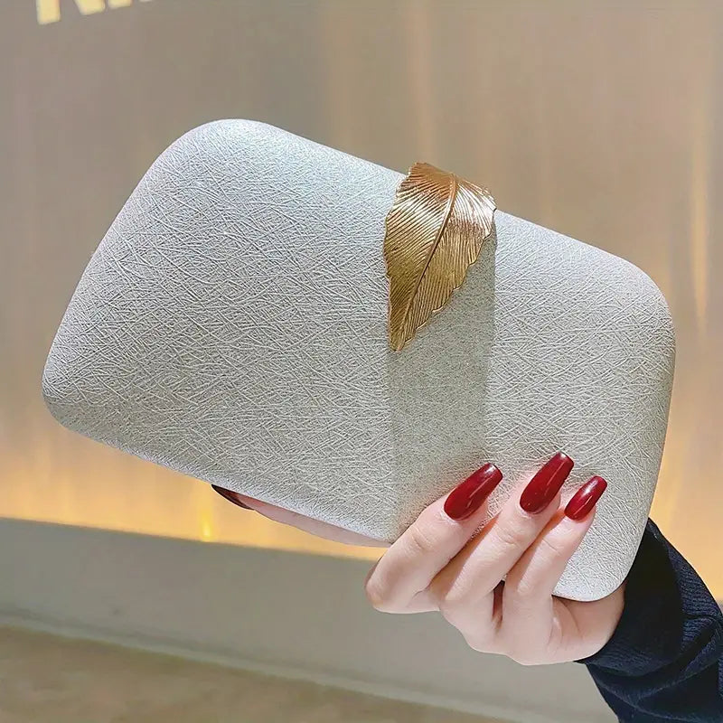 Elegant Leaf Decor Evening Clutch Bag(Pack of 2)