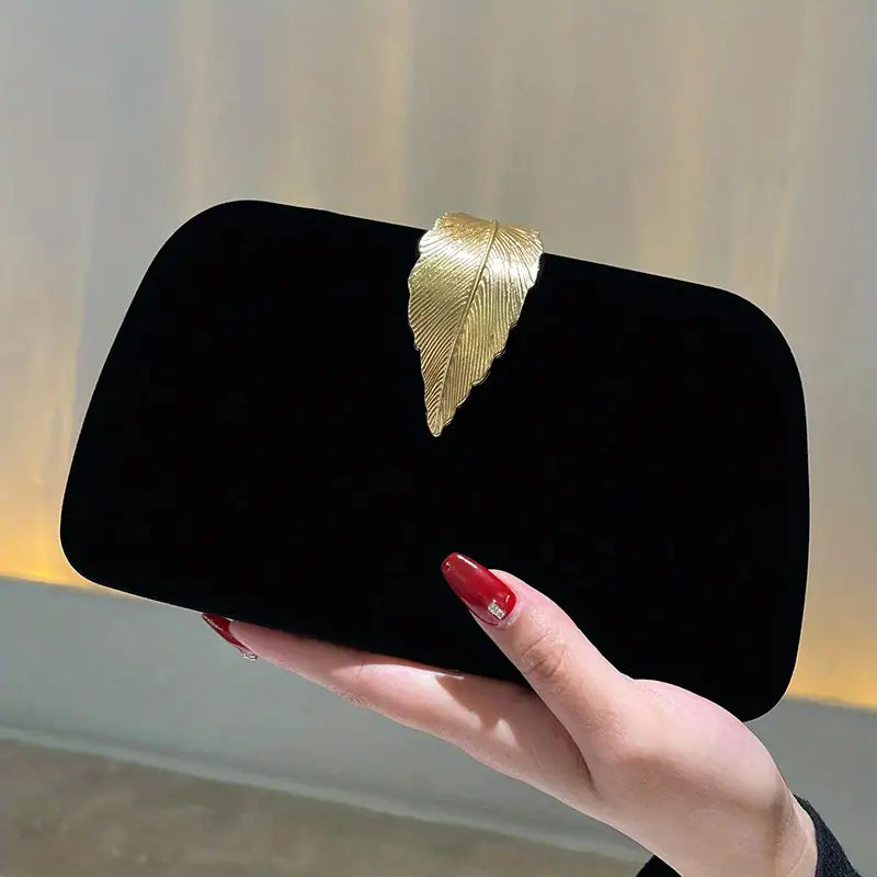 Elegant Leaf Decor Evening Clutch Bag(Pack of 2)